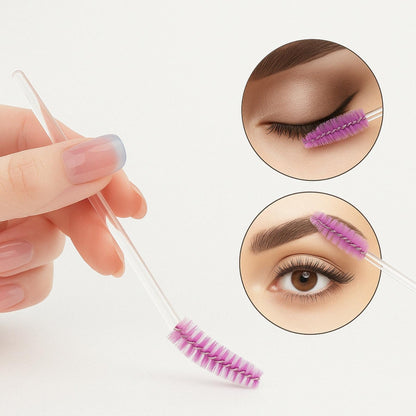 BrowLuxe – Goupillon Précision pour Sourcils Parfaits 50pcs