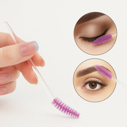 BrowLuxe – Goupillon Précision pour Sourcils Parfaits 50pcs